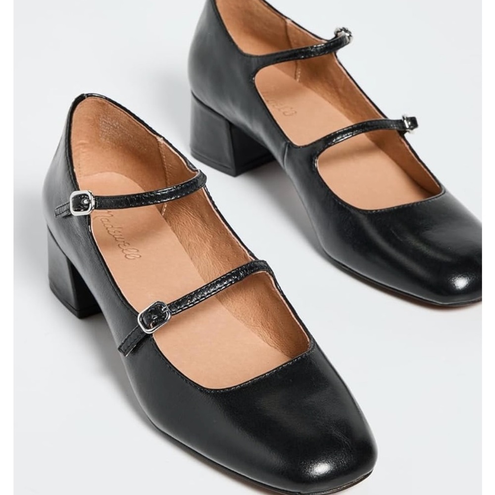 Madewell Women's The Nettie Heeled Mary Jane Heels Size 6